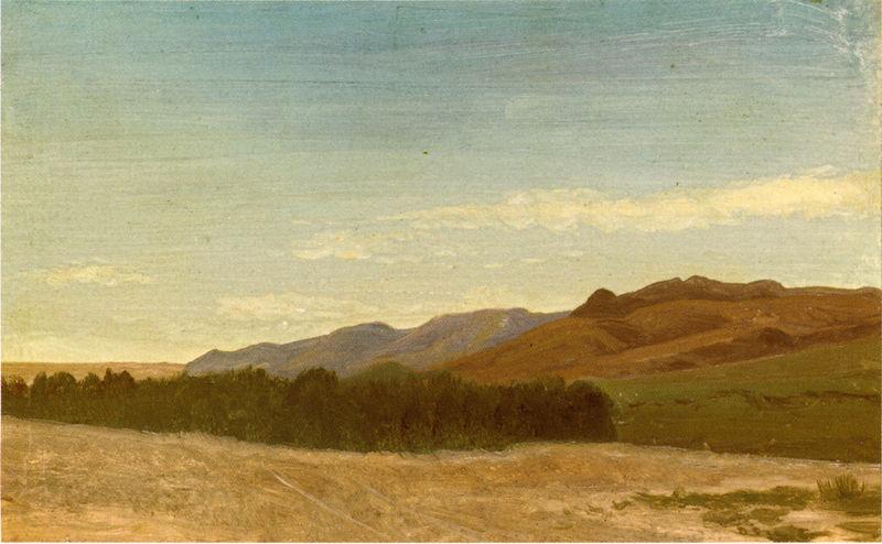 Albert Bierstadt The_Plains_Near_Fort_Laramie France oil painting art